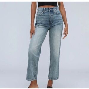 Everlane Women's 90’s Way High straight Leg Jeans size 25 Long
